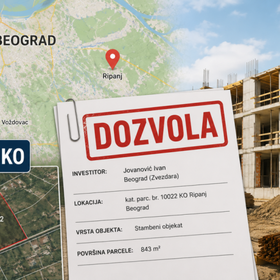 Pokrenut postupak za izgradnju stambenog objekta u Ripnju na parceli od 843 m²