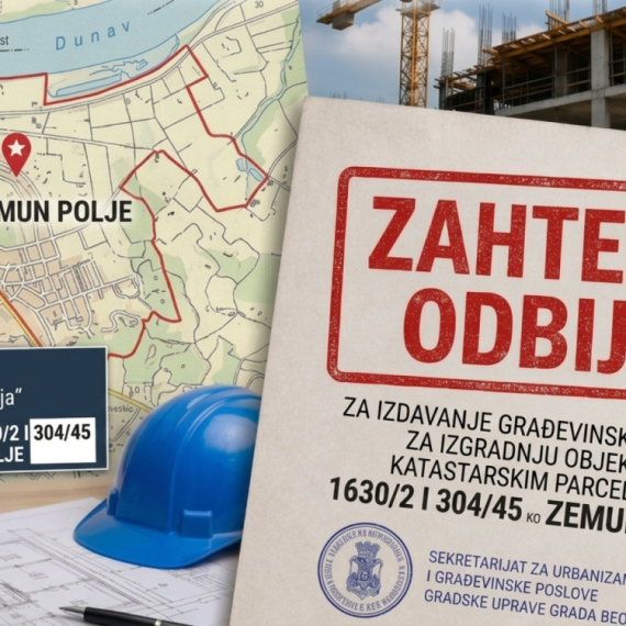Odbačen zahtev "Alterra Gradnja" za izgradnju stambenog objekta u Zemun polju
