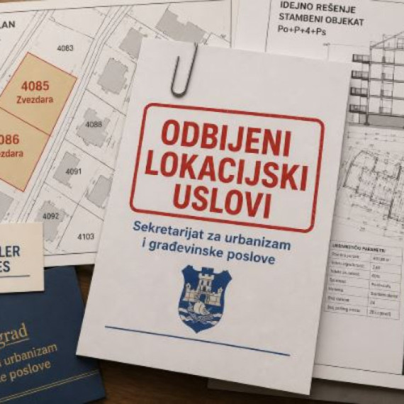 Sekretarijat odbacio zahtev "ENT MILLER SERVICES" za lokacijske uslove na Zvezdari