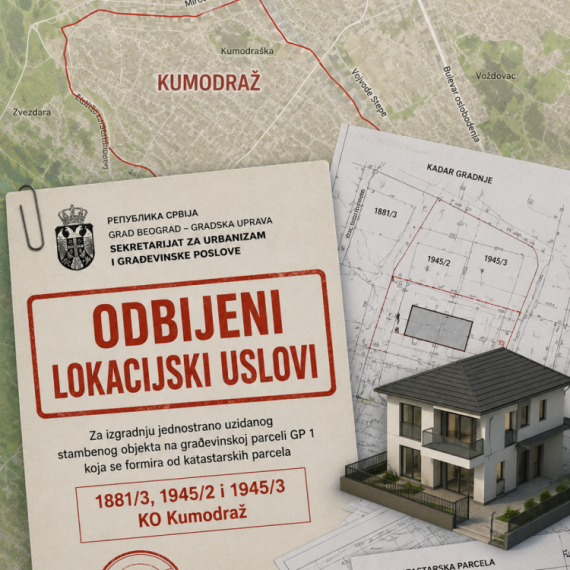 Sekretarijat odbio zahtev 'DEKOR CITY' u Kumodražu zbog nedostaka u idejnom rešenju