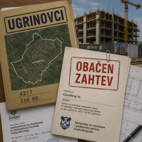 Odbačen zahtev "Chunfeng Ye" - ništa od građevinske dozvole za gradnju u Ugrinovcima