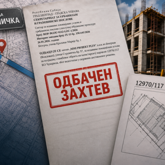 Grad odbacio zahtev "MMI PROJEKT PLUS" za gradnju stambenog objekta – otkriveni nedostaci