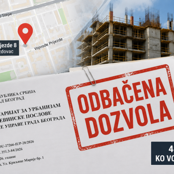Odbačen zahtev za upotrebnu dozvolu - Projekat „IKJB HOME“ na Voždovcu proglašen nepotpunim