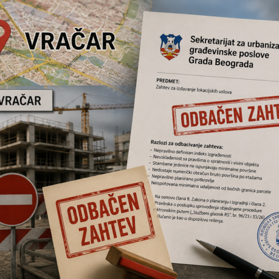 Sekretarijat za urbanizam stopirao gradnju na Vračaru: Projekat "STUDIO IGNOT" pao zbog brojnih nepravilnosti