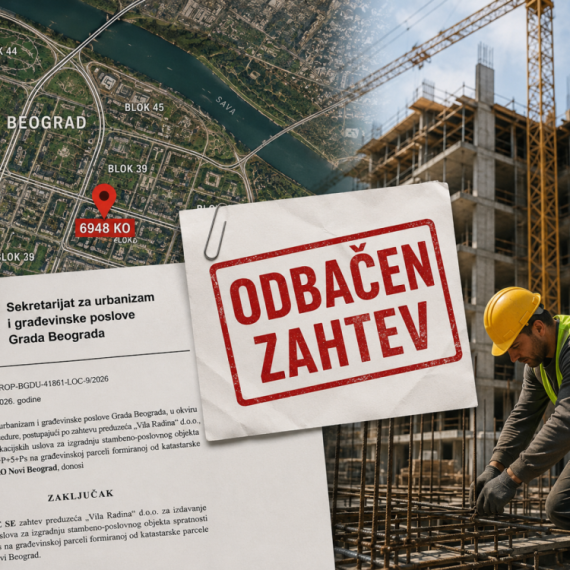 Sekretarijat za urbanizam odbacio zahtev "VILE RADINA" za stambeno-poslovni objekat na Novom Beogradu