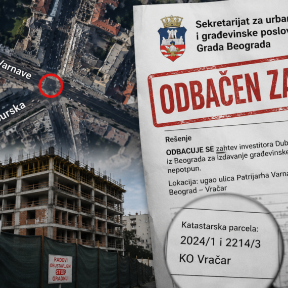 Projekat na uglu Patrijarha Varnave i Čuburske stopiran - Grad odbacio zahtev za građevinsku dozvolu na Vračaru