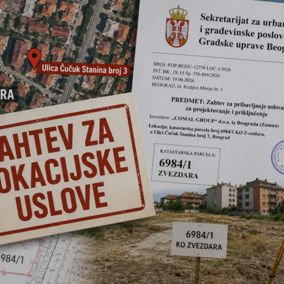 "COMAL GROUP" planira stambeno-poslovni objekat na Zvezdari - Pokrenuta procedura za izdavanje lokacijskih uslova