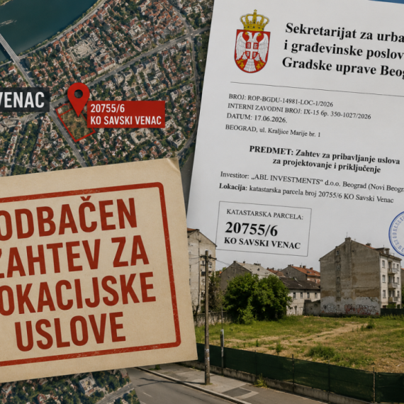 "ABL INVESTMENTS" ostao bez lokacijskih uslova - Sekretarijat za urbanizam pronašao nedostatke