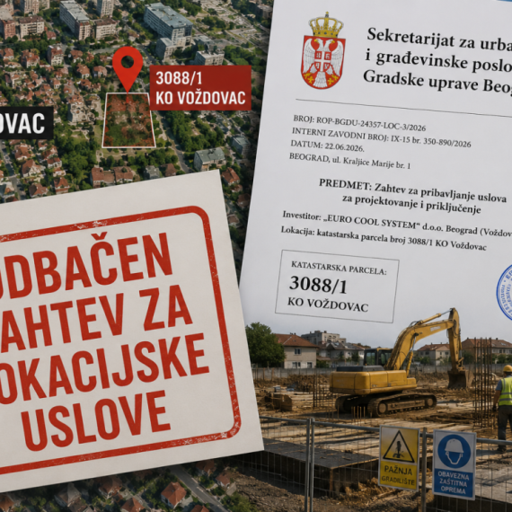 Odbačen zahtev za gradnju na Voždovcu - "EURO COOL SYSTEM" mora da ispravi projekat