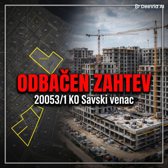 Pao projekat firme "UNNAK INVEST", papiri proglašeni nepotpunima - stopirana izgradnja luksuznog kompleksa