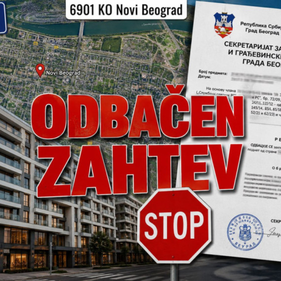 Stop za investitora "Prva građevinska kompanija" - Odbačena dozvola za kompleks na Novom Beogradu