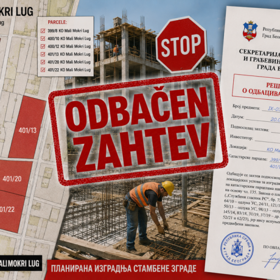 "Ingrus" ponovo stopiran u Malom Mokrom Lugu - Odbačen projekat zbog grešaka u kvadraturi i parkingu