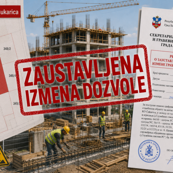 "Optimal gradnja" mora da dopuni dokumentaciju za građevinsku dozvolu - zaustavljena dozvola na Čukarici