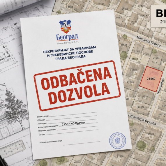Firma "RBIGROUP" htela da zida mimo propisa - odbačen zahtev investitora na Vračaru