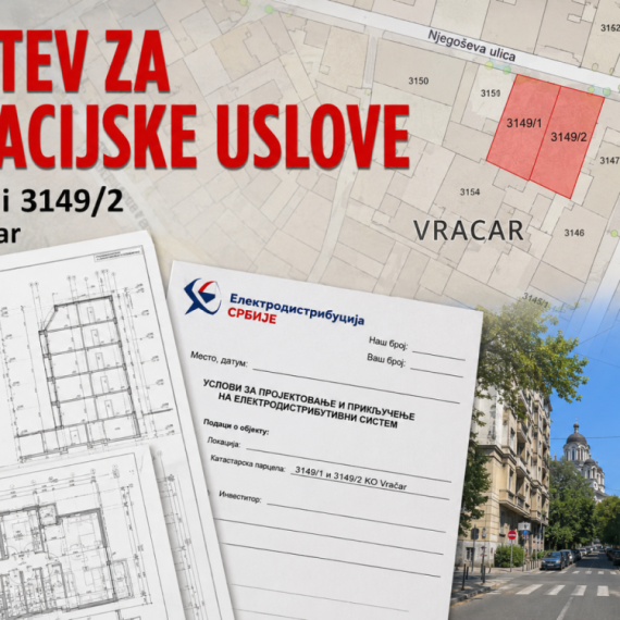 Investitor „GRAVON PROPERTIES“ pokrenuo proceduru za gradnju na Vračaru