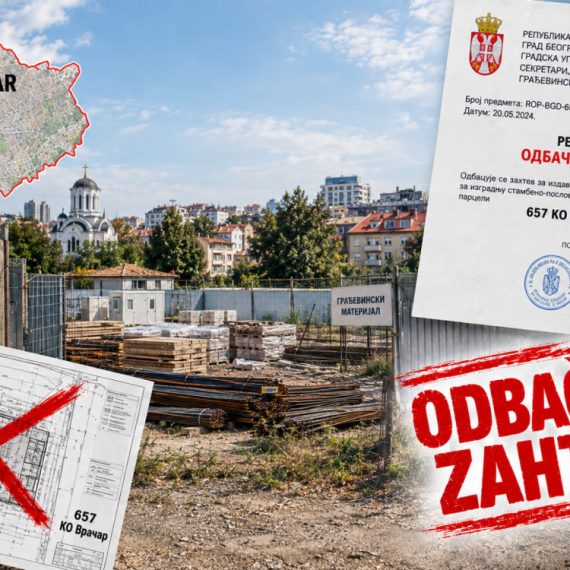 Odbačen zahtev investitora "SELKON INVESTMENTS" - evo šta je sporno u projetku za novu zgradu na Vračaru