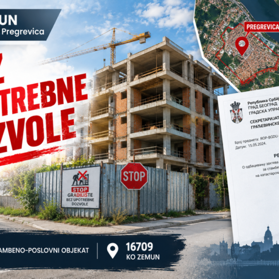 "GPA CONSTRUCTION" ostao bez upotrebne dozvole u Zemunu