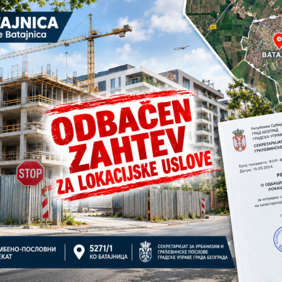Stopirana gradnja u Batajnici - Odbijeni lokacijski uslovi za "NOKS INVEST"