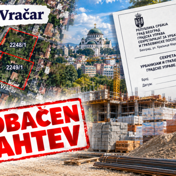 Stopiranja gradnja na Vračaru - Oboren projekat kompanije "MAKSPRO"