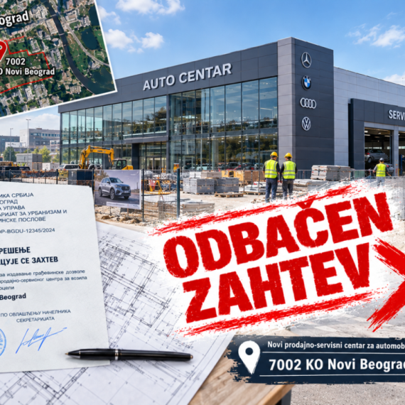"CROSSROAD REAL ESTATE" bez dozvole - Stopirana gradnja prodajnog servisa za automobile na Novom Beogradu