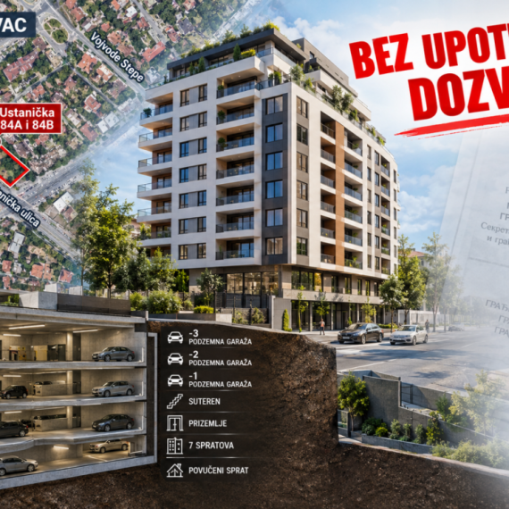"LUX RESIDENCE" bez upotrebne dozvole - Zaustavljeno useljenje u Ustaničkoj ulici