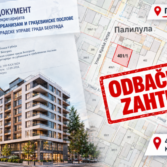 Odbačen zahtev investitora "FERIX NISKOGRADNJA" - Stopirana procedura za novu zgradu na Paliluli
